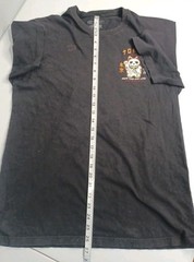 Riot Society Make Your Own Luck Shirt Mens Sz L Black Lucky Cat Skull Tattoo (B9