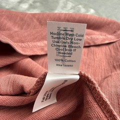 Marine Layer Vintage Heavy Slub Pocket Tee Mens Large Marsala Red Soft $54 NWT