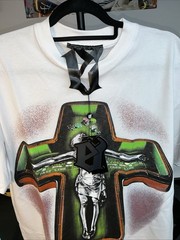 Evil Vice Jesus Piece Holy Craps Tee Black | Size Large | Designer Street Style