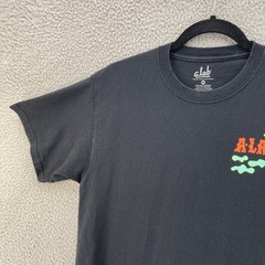 A-Lab Everything Ends Tee Men Medium Black Live While U Can Graphic Thick Cotton