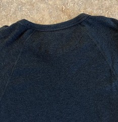 Faherty Cloud Surplus Waffle Crew Thermal T Shirt Men’s XXL Charcoal $98 L/S NWT