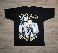 Notorious “Now Ya Know” Graphic T-Shirt Cypher Brand Black XL | Vintage 2000s