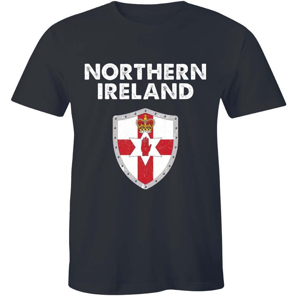 Northern Ireland Flag Men’s T-shirt Tee Top Irish Football Gift Shirt