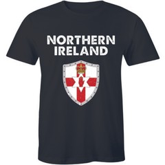 Northern Ireland Flag Men’s T-shirt Tee Top Irish Football Gift Shirt