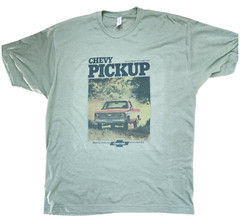 Classic Chevy Pickup Truck Men’s T-Shirt color vintage green