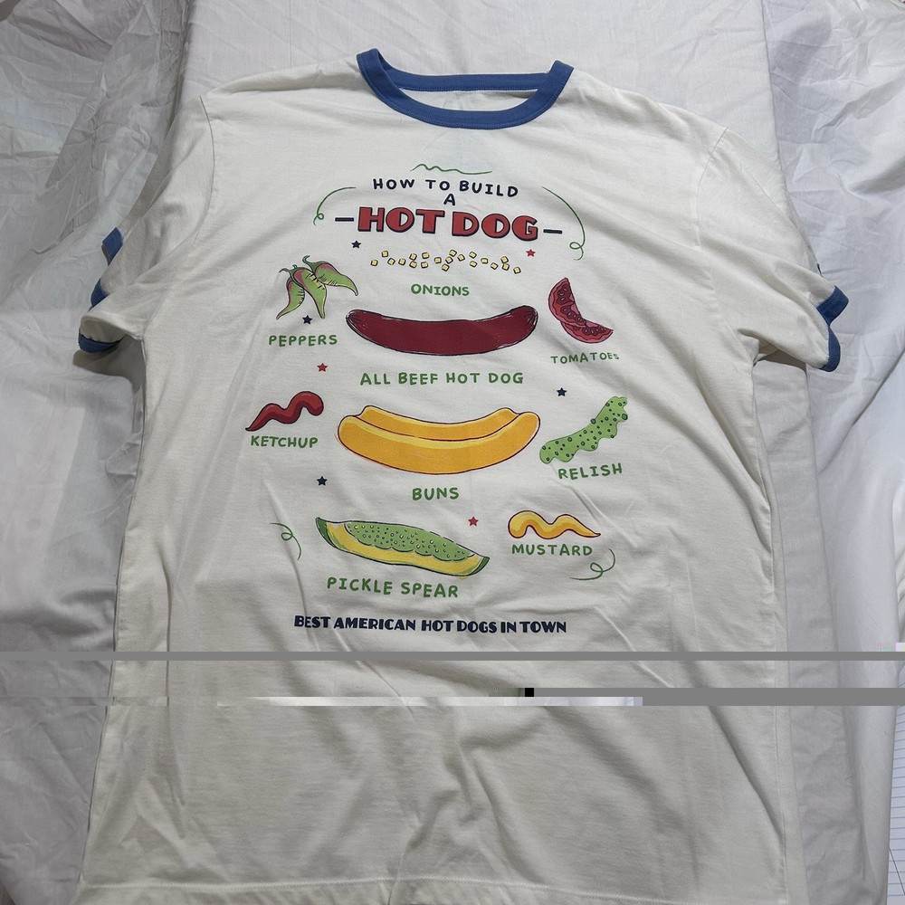 How To Build A Hotdog Novelty Shirt Size Large