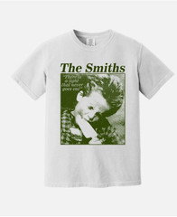 The Smiths Heavyweight T Shirt – There Is A Light That Never Goes Out, 80s goth