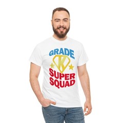 Kindergarten Super Squad Superhero Teacher T-Shirt