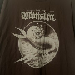 RWBY ROOSTER TEETH MONSTRA T SHIRT SIZE 2XL