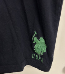 USPA US Polo Association Blue Tee Shirt Large Pony on Left Men’s L Short sleeve