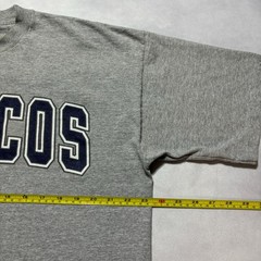 Vintage 90s Denver Broncos T-Shirt Men’s L Gray Riddell NFL Football Made in USA