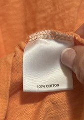 Cremieux Men’s Orange Slub Cotton Short-Sleeve Crew Neck T-Shirt Size XL RN58909