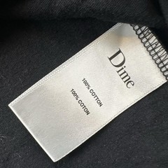 Dime T-Shirt Mens XL Black Classic Remastered Gold Logo Skateboard Short Sleeve
