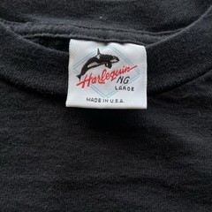 Men’s Vintage 1980s Black Wildlife Graphic T-Shirt Size L Rare Single Stitch