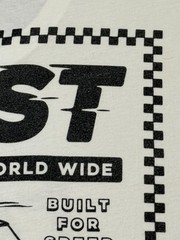 FASTHOUSE – Men’s Short Sleeve – L – LARGE – WHITE – FAST HOUSE F/H Fast Cycles