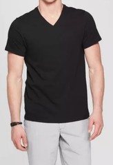 Men’s Every Wear Short Sleeve V-Neck T-Shirt – Goodfellow & Co™ Black XL