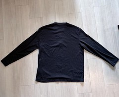 Murano Liquid Cotton Black Long Sleeve Henley Shirt Men’s Size Large