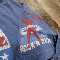 Affliction Live Fast Rock N Run Gladiator Blue T Shirt Men’s Size Large (Faded)