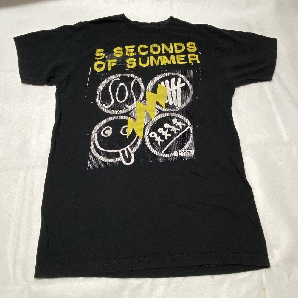 5 Seconds of Summer 5SOS Graphic Concert Black Shirt S-5XL Unisex 1P1264