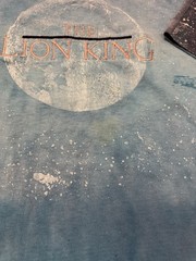 Vintage 90s Disney’s The Lion King Movie AOP Tie Dye T-Shirt Adult XL