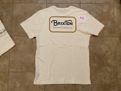 N.O.S. – Brixton Mfg. Mens “PREMIUM FIT” Tee Shirts = Choice of SIZES & STYLES