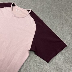 Bylt Shirt Mens Large Maroon Lux Drop Cut Short Sleeve Performance Stretch