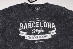 Barcelona Style Clothing Company Acid Wash Graphic