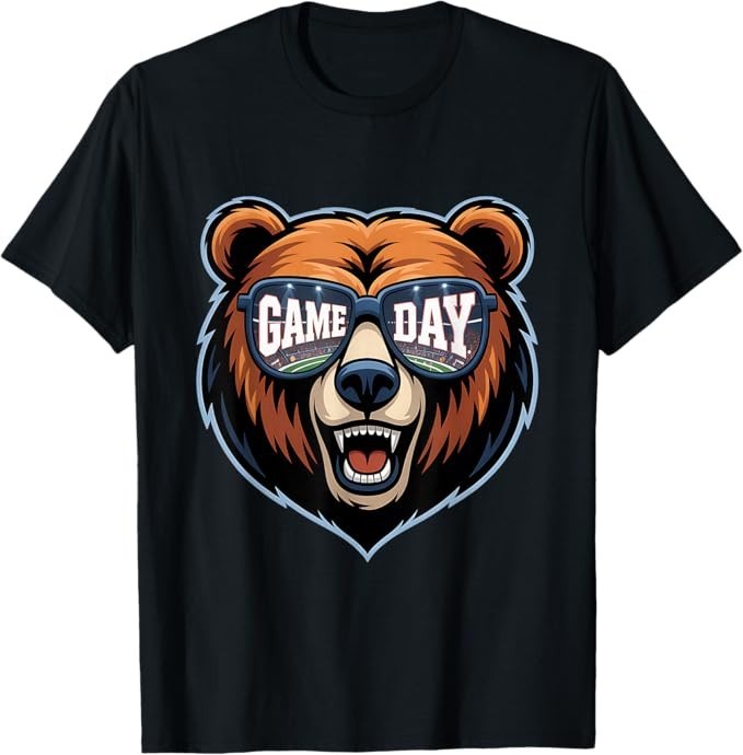 Game Day Bear Football Sports Fan T-Shirt