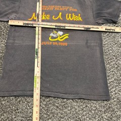 Vintage Biker T-shirt Size M Black 80s Hanes Beefy-T Motorcycles Eagle – Faded