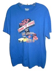 Last Drive-In Picture Show T-Shirt Medium Gatesville TX Movies Under The Stars