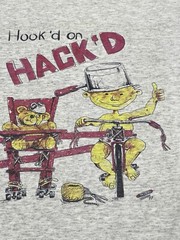 VINTAGE HACK’D Gray Sidecars Magazine FOTL Shirt Slim Medium Motorcycles