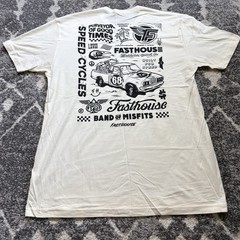 Fasthouse XL Cream Shirt Mens Motocross