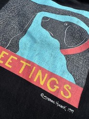 Vintage Stephen Huneck 1999 Dog Greetings Lab T-Shirt 100% Cotton Y2K Sz Large