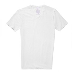 Tommy John High V-Neck T-Shirt Undershirt White Cool Cotton Collection Size XL