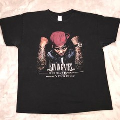 Kevin Gates Yung Bleu 2018 Luca Brasi 3 Tour Mens (XL) Black Concert T-Shirt