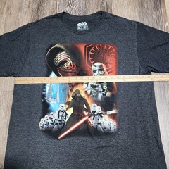 Star Wars The Force Awakens T-Shirt Captain Phasma, Kylo Ren Mens XL
