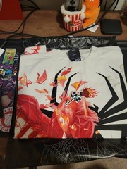 Civil Regime x Spider-Man Weight Of Power American Classic Oversized Tee-Medium