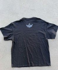 The Legend of Zelda Hylian Crest Triforce Wings Nintendo T-Shirt Black XL