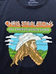 Chris Stapleton All American Road Show Tour T Shirt Concert Music Fans Men’s 3XL