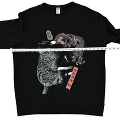 UNIQLO Museum of Fine Arts Boston Ukiyo-e Dragon UT Graphic Sweatshirt Black L