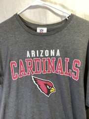 Arizona Cardinals Gray XL Cotton Blend NFL Licensed T Shirt