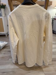 J. CREW Dense cotton herringbone henley in Milky Canvas Size XL NWT