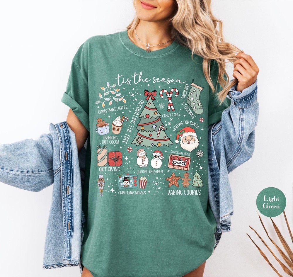 Tis The Season Merry Christmas Shirt Christmas Holiday Gift Lovers