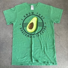 I Know That Guacamole Is Extra Green T-Shirt sz S