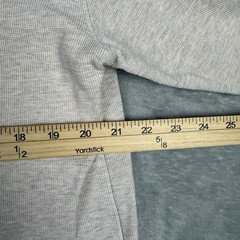 Vintage John Ashford Thermal Henley Shirt Beige Long Sleeve Waffle Knit Large