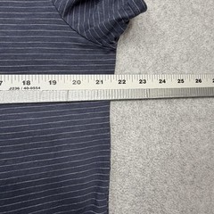 Marine Layer Signature Crew Tee Shirt Mens Medium Blue Striped Made USA Casual