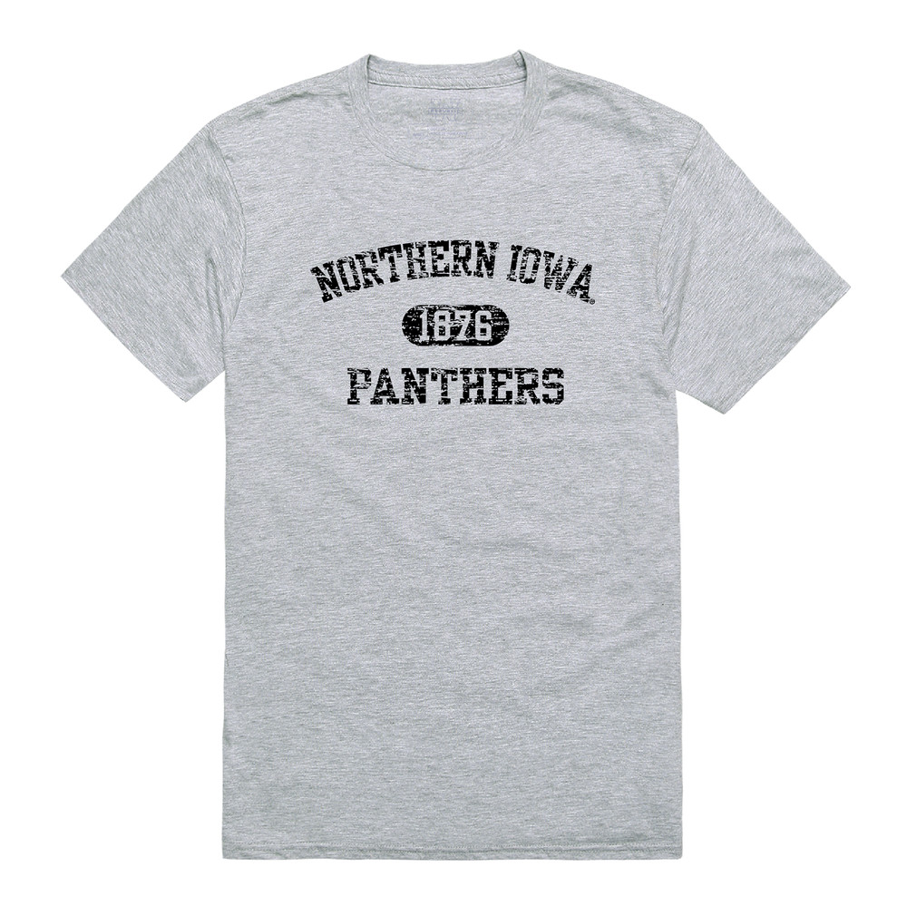 University Of Northern Iowa Panthers UNI Distressed Arch College Tee T Shirt