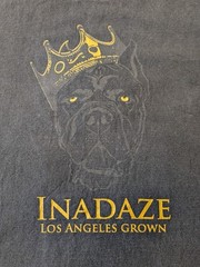 Shaka Wear Super Max Heavyweight T-Shirt XL Black INADAZE Cane Corso Crown LA