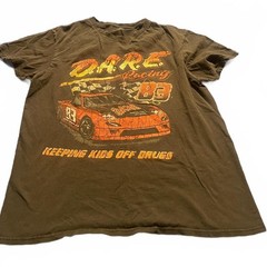 DARE Racing Black Graphic T-Shirt Keeping Kids Off Drugs