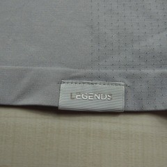 Legends Shirt Mens Medium Gray Tech Performance Stretch Breathable Wicking